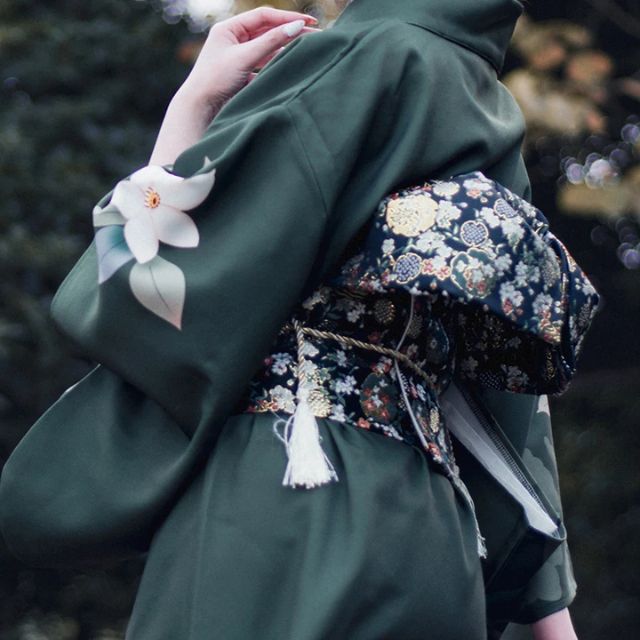 Black Kimono Sash | Eiyo Kimono
