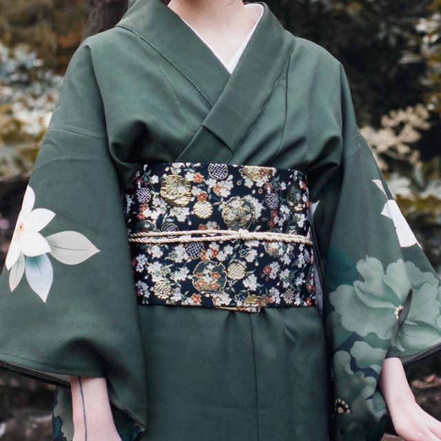 Black Kimono Sash | Eiyo Kimono