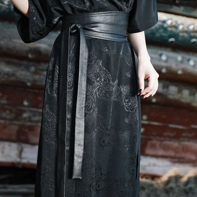 Black Obi Belt | Eiyo Kimono