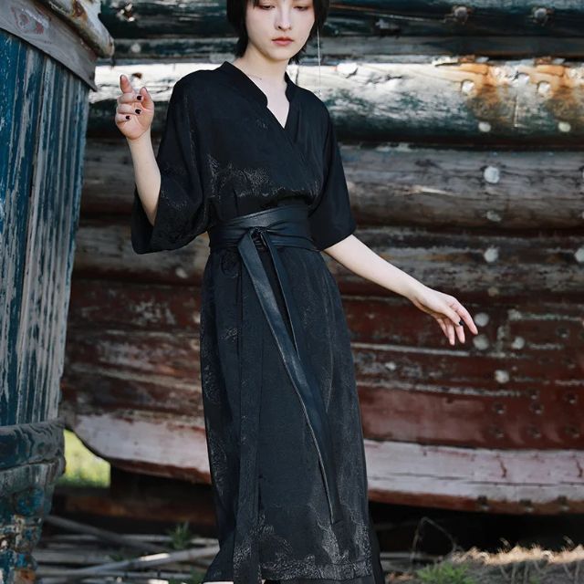 Black Obi Belt | Eiyo Kimono