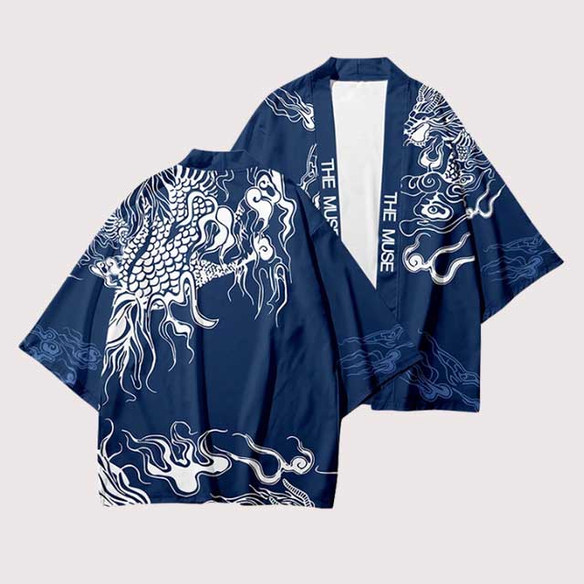Blue Kimono Jacket | Eiyo Kimono