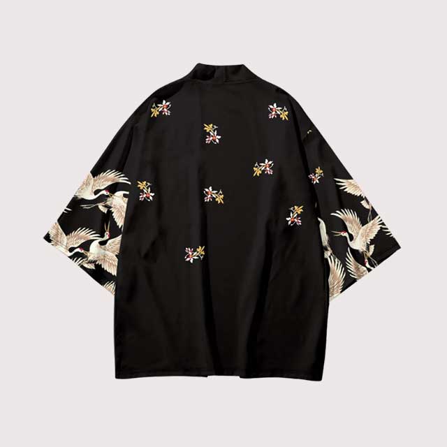 Flower Crane Haori | Eiyo Kimono
