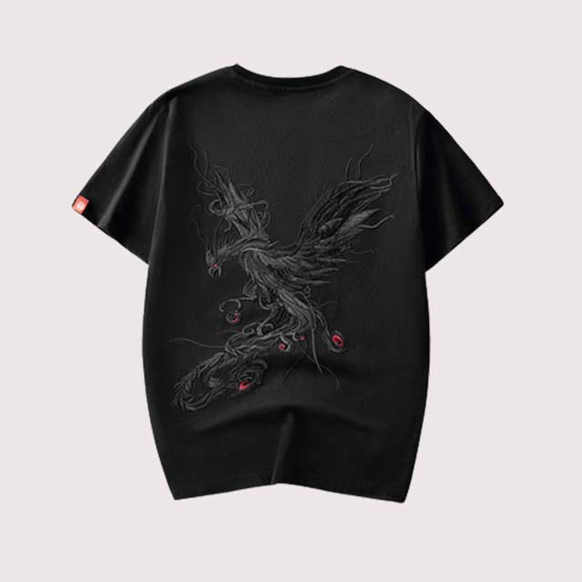 Japanese Crane T-Shirt | Eiyo Kimono