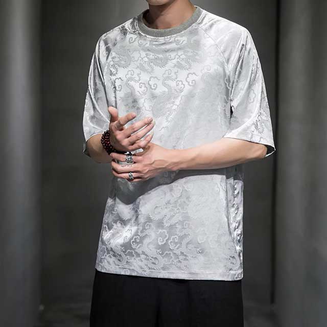 Japanese Jacquard T-shirt | Eiyo Kimono