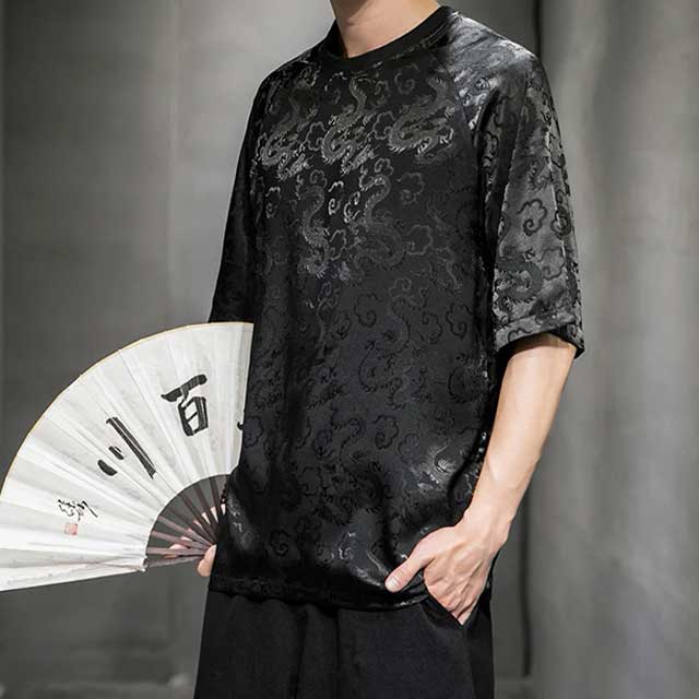 Japanese Jacquard T-shirt | Eiyo Kimono