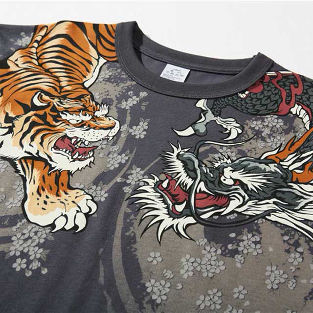 Japanese Tiger T-Shirt | Eiyo Kimono