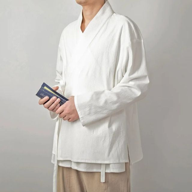 Japanese style kimono sleeve shirt relaxed fit - eiyo kimono