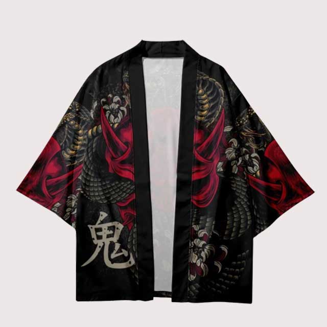 Oni & Snake Haori | Eiyo Kimono