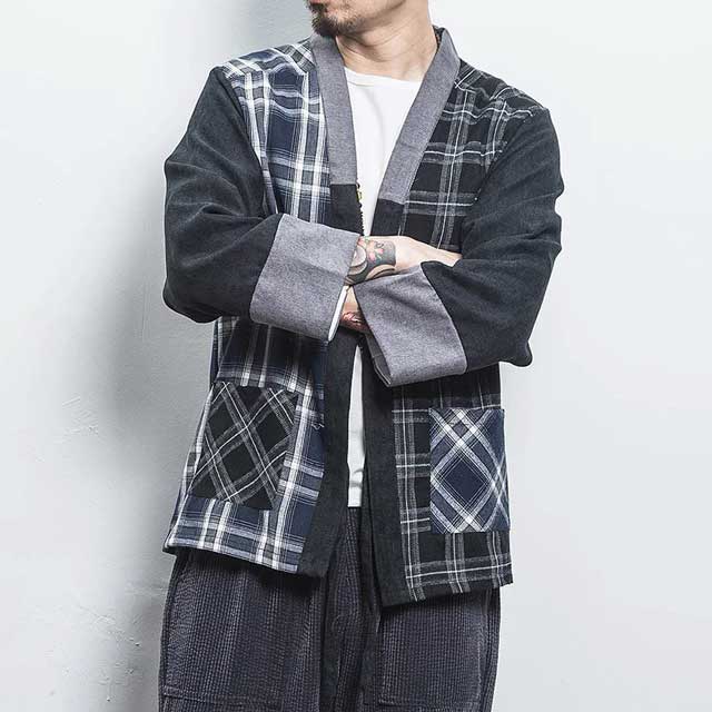 Plaid Kimono Cardigan | Eiyo Kimono