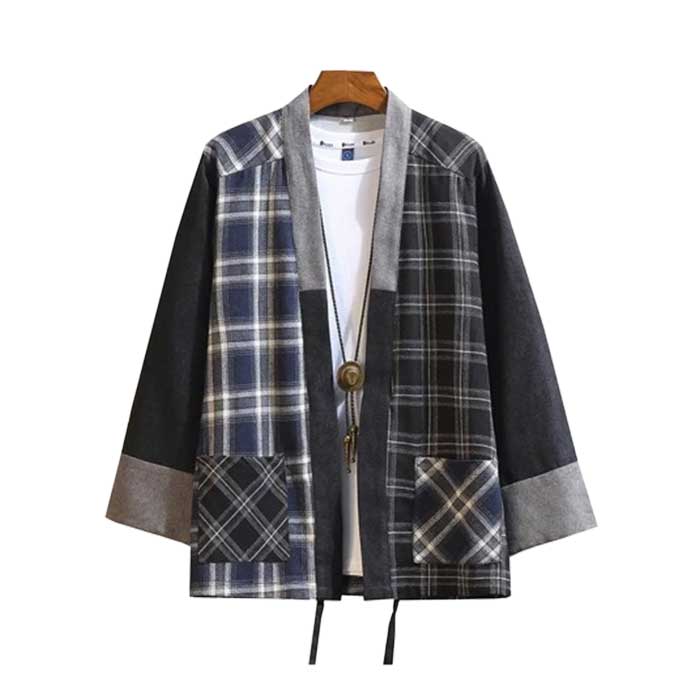 Plaid Kimono Cardigan | Eiyo Kimono