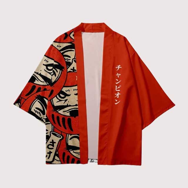 Red Haori | Eiyo Kimono