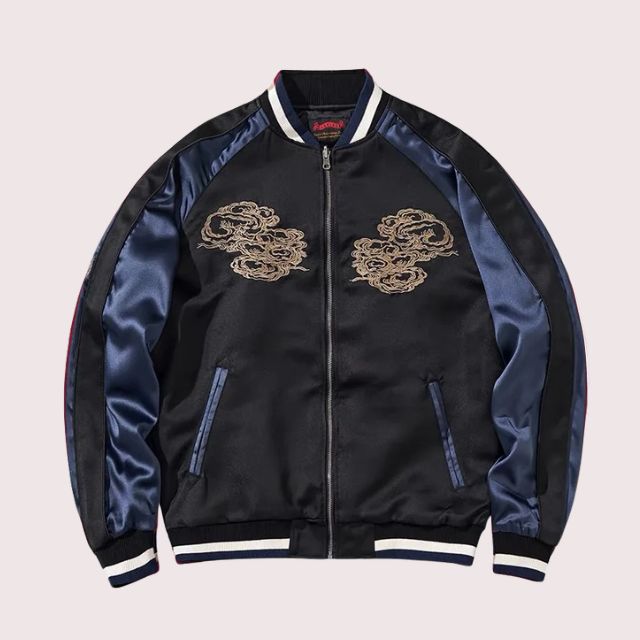 Embroidered Sukajan Jacket | Eiyo Kimono