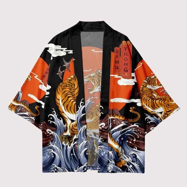 Tiger Short Kimono | Eiyo Kimono