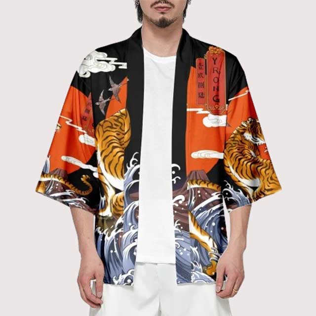 Tiger Short Kimono | Eiyo Kimono