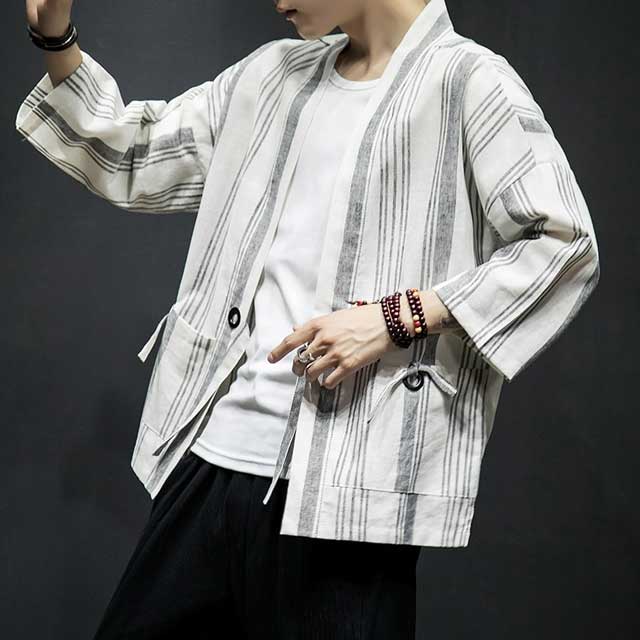Striped Haori | Eiyo Kimono