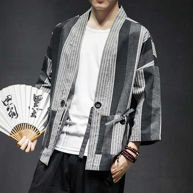 Striped Haori | Eiyo Kimono