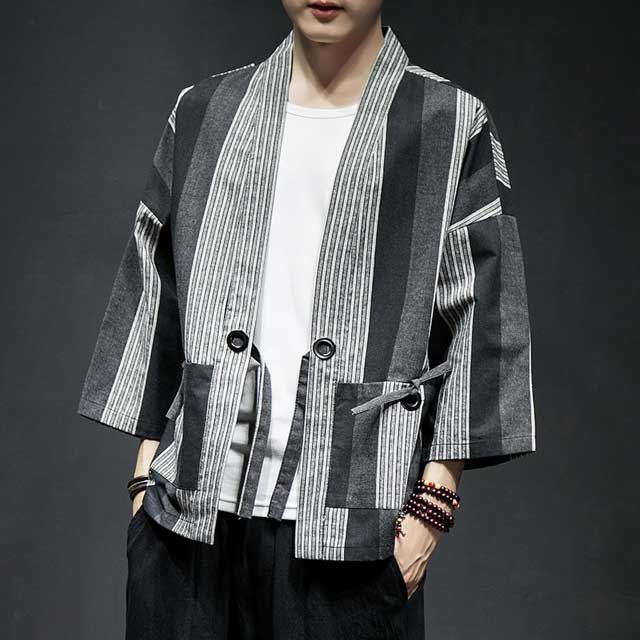 Striped Haori | Eiyo Kimono