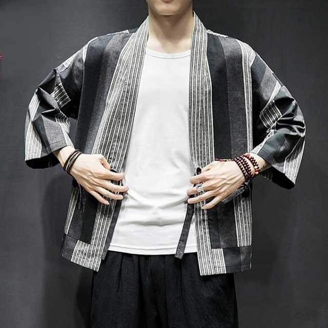 Striped Haori | Eiyo Kimono