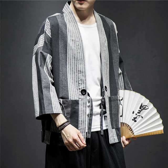 Striped Haori | Eiyo Kimono