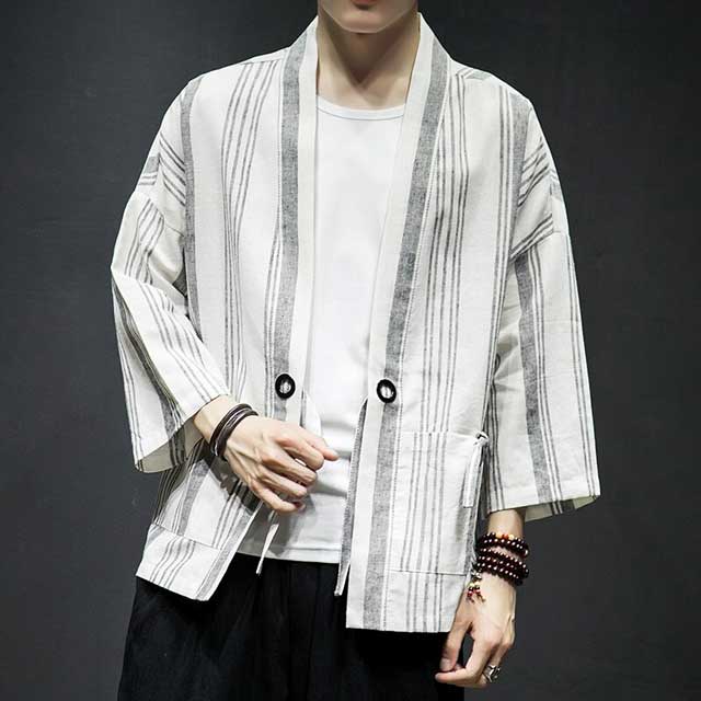 Striped Haori | Eiyo Kimono