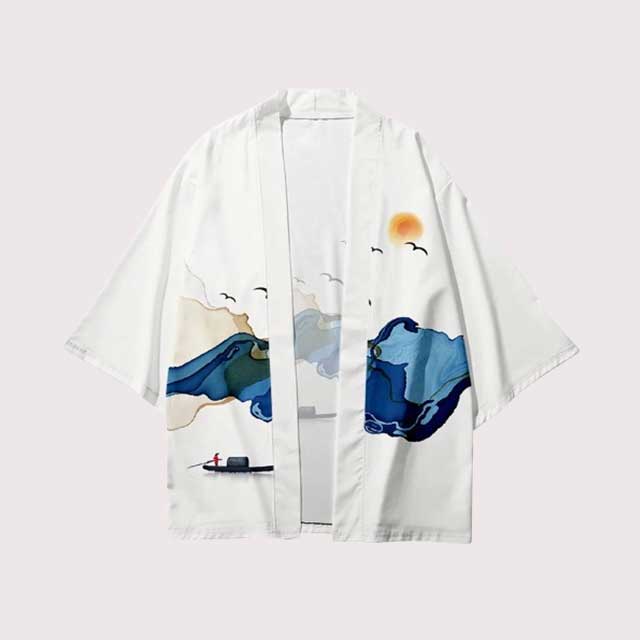 White Haori | Eiyo Kimono