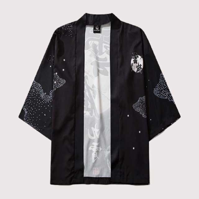 Black Crane Kimono