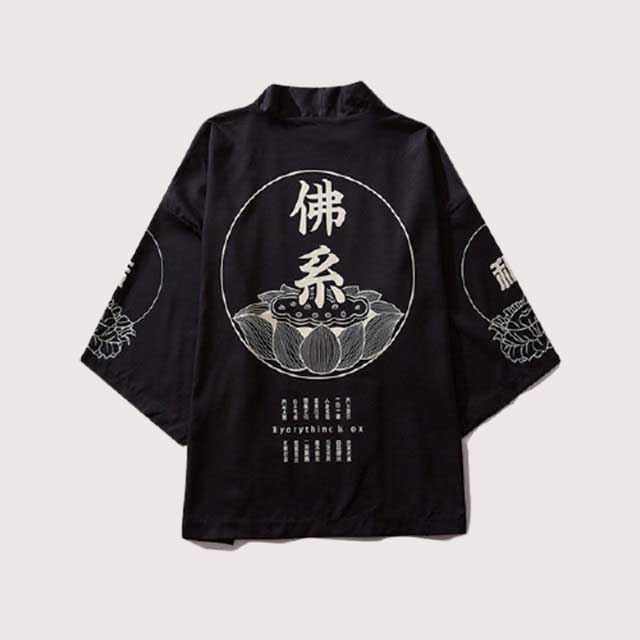 Black Haori | Eiyo Kimono