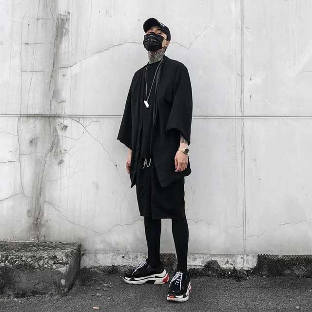 Black Kimono Cardigan | Eiyo Kimono