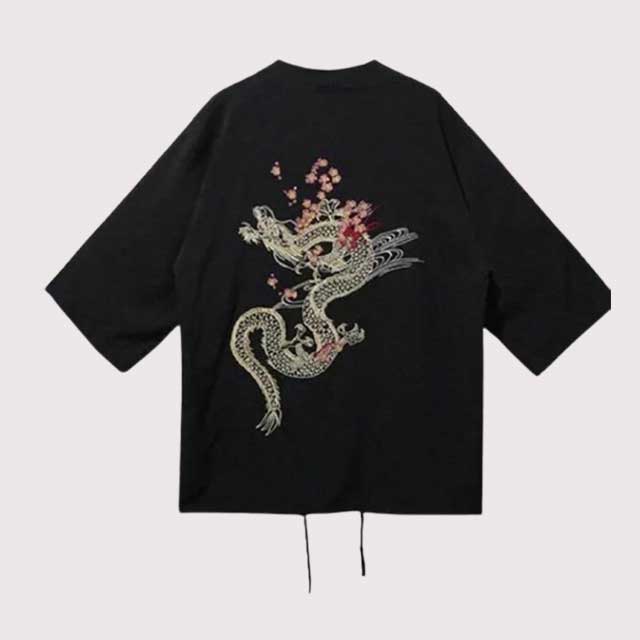 Black Kimono Cardigan | Eiyo Kimono