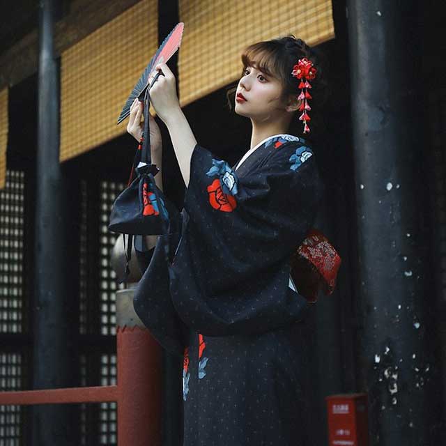 Black Yukata | Eiyo Kimono