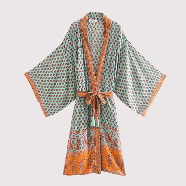 Boho Kimono Robe | Eiyo Kimono