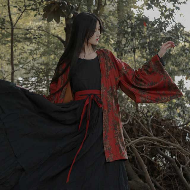 Floral Print Cardigan Patchwork Jacket | Eiyo Kimono