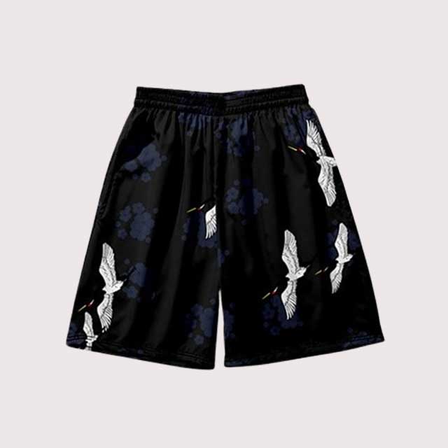 Crane Print Haori | Eiyo Kimono