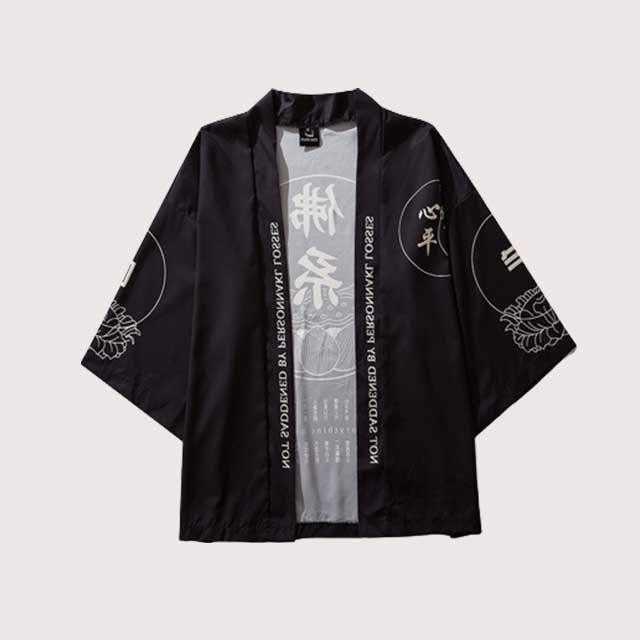 Black Short Kimono | Eiyo Kimono