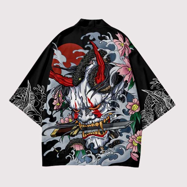 Demon Mask Haori Set | Eiyo Kimono