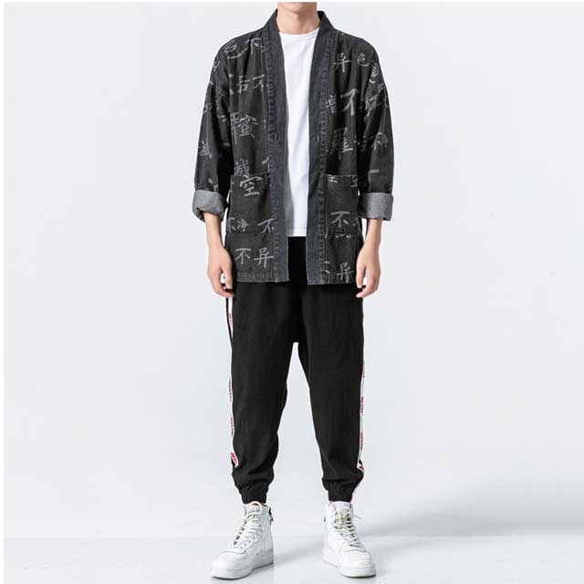 Denim Kimono Cardigan Jacket | Eiyo Kimono