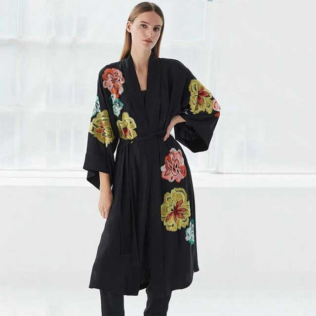 Embroidered Kimono | Eiyo Kimono