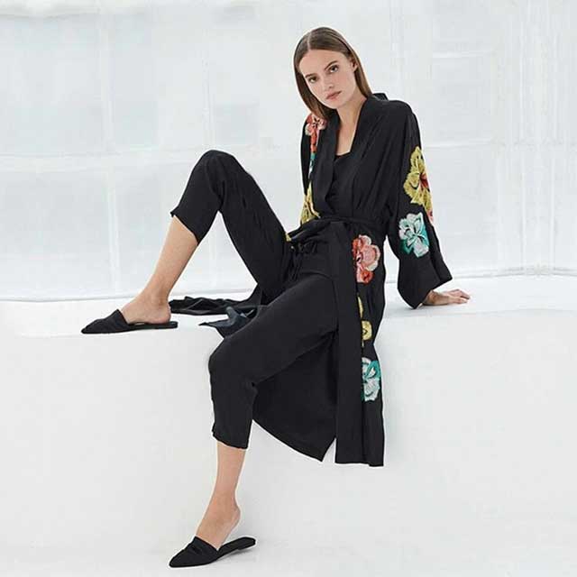 Embroidered Kimono | Eiyo Kimono