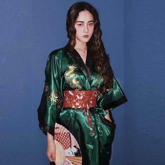 Emerald Green Kimono | Eiyo Kimono
