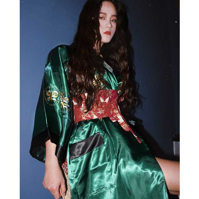 Emerald Green Kimono | Eiyo Kimono