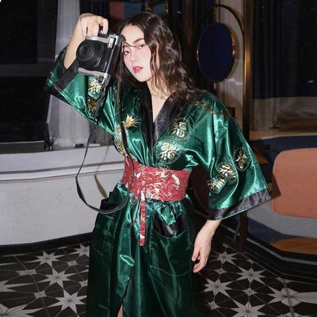 Emerald Green Kimono | Eiyo Kimono