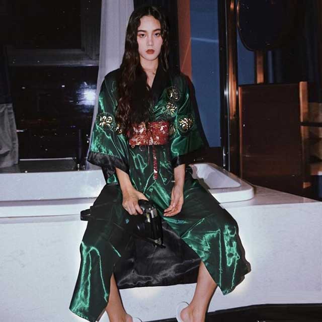 Emerald Green Kimono | Eiyo Kimono