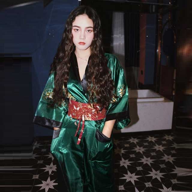 Emerald Green Kimono | Eiyo Kimono