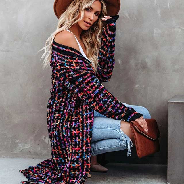 Fringe Boho Kimono Cardigan | Eiyo Kimono