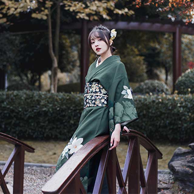 Green Kimono | Eiyo Kimono