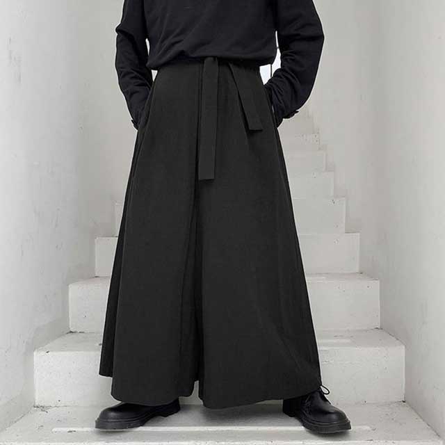 Wide Leg Hakama Style Trousers | Eiyo Kimono