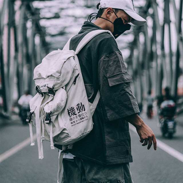 Harajuku Canvas Backpack | Eiyo Kimono