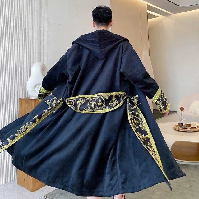 Hooded Japanese Bathrobe | Eiyo Kimono