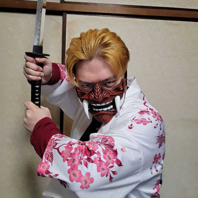 Japanese Demon Mask | Eiyo Kimono