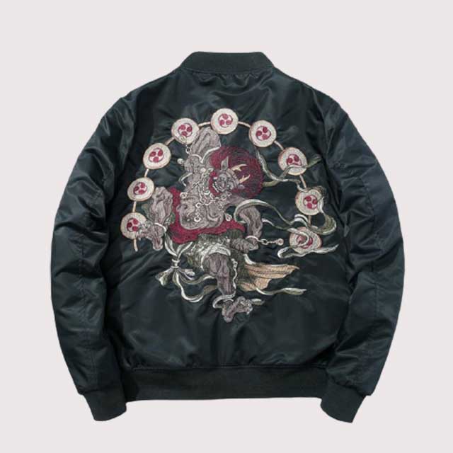 Japanese Embroidered Bomber | Eiyo Kimono